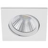 Trio Lighting PAMIR FARETTO DA INCASSO LED 5,5W 345lm, 3000K QUADRATO ORIENTABILE BIANCO IP23 8,5X8,5CM