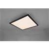 Trio Lighting ALPHA PLAFONIERA LED 18W 2300lm, 3000KQUADRATA BORDO NERO 45X45CM