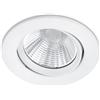Trio Lighting PAMIR FARETTO DA INCASSO LED 5,5W 345lm, 3000K ROTONDO ORIENTABILE BIANCO IP23 D..8,5CM