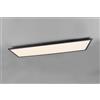 Trio Lighting ALPHA PLAFONIERA LED 34W 4200lm, 3000KRETTANGOLARE BORDO NERO 119,5X29,5CM