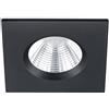 Trio Lighting Illuminazione da Incasso ZAGROS LED quadrato dimmerabile nero 650610132