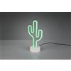 Trio Lighting CACTUS LAMPADA DA TAVOLO LED VERDE H. 30CM SMD, 1,5W · 1x 10lm