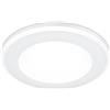 Trio Lighting AURA FARETTO DA INCASSO PLASTICA BIANCA SATINATA TRIPLA ACCENSIONE INDIPENDENTE D. 8,2CM LED 5W 450LM 3000K