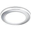 Trio Lighting AURA FARETTO DA INCASSO PLASTICA CROMATA TRIPLA ACCENSIONE INDIPENDENTE D. 8,2CM 5W 450LM 3000K