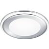 Trio Lighting AURA FARETTO DA INCASSO PLASTICA CROMATA TRIPLA ACCENSIONE INDIPENDENTE D. 14,8CM 10W 1040LM 3000K