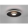 Trio Lighting ASCARI H2O PLAFONIERA LED 35W 4100lm, 3000K NERO CON DIMMERAZIONE CON INTERRUTTORE IP44 D.40CM
