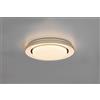 Trio Lighting ATRIA PLAFONIERA LED 18W 2000lm, 3000 - 6000K BORDO NERO CON TELECOMANDO MULTIFUNZIONE CON DIFFUSORE EFFETTO CIELO STELLATO D.38CM DIMMERABILE