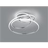 Trio Lighting BOLOGNA PLAFONIERA LED 36W 5100lm, 4000K CROMO CON DIMMERAZIONE AD INTERRUTTORE D.50CM