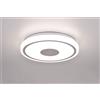 Trio Lighting BUNDA PLAFONIERA LED 16W 2000lm, 4000K BORDO CROMATO D.33CM
