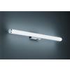 Trio Lighting MATTIMO APPLIQUE LED 8,6W 880lm, 3000K PER BAGNO METALLO CROMATO E DIFFUSORE BIANCO IP44 CON INTERRUTTORE L. 80,4CM