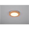 Trio Lighting Plafoniera Camillus LED rotonda effetto legno R62921035