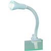 Trio Lighting FLEXO LAMPADA CON PINZA FLESSIBILE + SPOT BIANCO H.30CM 1 LUCE ATTACCO E14