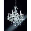 Trio Lighting LUSTER LAMPADARIO CLASSICO 9 LUCI ACRILICO TRASPARENTE CM.61 ATTACCO E14