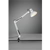 Trio Lighting TAJO LAMPADA A MORSETTO ARCHITETTO COLORE BIANCO H.73,5CM 1 LUCE ATTACCO E27