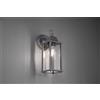 Trio Lighting OLONA APPLIQUE DA ESTERNO DOWN FUSIONE DI ALLUMINIO VERNICIATA ANTRACITE CON DIFFUSORE VETRO TRASPARENTE IP23 H.29,5CM 1 LUCE ATTACCO E27