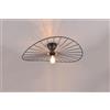 Trio Lighting CHAPEAU PLAFONIERA METALLO NERO D.60CM 1 LUCE ATTACO E28