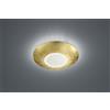 Trio Lighting CHIROS PLAFONIERA ROTONDA LED 12W · 1x 1280lm, 3000K- 3,5W · 1x 350lm, 3000K DIFFUSORE METALLO ORO D. 32CM