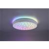 Trio Lighting CHIZU PLAFONIERA LED 22W 2500lm, 2700 - 6000K ROTONDA BIANCA EFFETTO CERCHI ANCHE RGB CON TELECOMANDO MULTIFUNZIONE D. 40CM DIMMERABILE