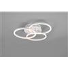 Trio Lighting CIRCLE PLAFONIERA LED 27W 3200lm, 2700 - 6000K BIANCA 3 CERCHI ORIENTABILI CON TELECOMANDO MULTIFUNZIONE L. 43,5CM DIMMERABILE