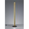 Trio Lighting TEXEL PIANTANA LED 15W 1450lm, 3000K COLONNA NERA INTERNO ORO DIMMER A SCATTO H. 142,5CM