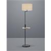 Trio Lighting CLAAS PIANTANA NERA CON SNODO, MENSOLA E ATTACCO USB X RICARA SMARTHPONE E TABLET H. 160CM 1 LUCE ATTACCO E27