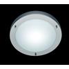 Trio Lighting CONDUS PLAFONIERA DA BAGNO TONDA ACCIAIO + VETRO D.32CM ATTACCO E27 1 LUCE