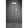 Trio Lighting GERRY PIANTANA CON LAMPADA DA LETTURA METALLO RUGGINE CON DIFFUSORI VETRO BIANCO H. 180CM 2 LUCI ATTACCO E27 E E14