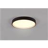 Trio Lighting DOHA PLAFONIERA LED 29W 3260lm, 2300+3000+4000K CON BORDO METALLO NERO ILLUMINATO E REGOLAZIONE TEMPERATURA DI COLORE LED D. 45CM