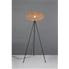 Trio Lighting HEDDA PIANTANA TRE PIEDI METALLO NERO CON DIFFUSORE CORDA NATURALE H. 150CM 1 LUCE ATTACCO E27
