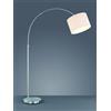 Trio Lighting HOTEL LAMPADA DA TERRA ARCO PARALUME BIANCO H 215CM 1 LUCE ATTACCO E27