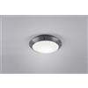 Trio Lighting CAMARO PLAFONIERA DA ESTERNO METACRILATO ANTRACITE D. 26CM IP54 1 LUCE ATTACCO E27