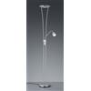 Trio Lighting ARIZONA PIANTANA LED 19W 2200LM 3000K ACCIAIO COLORE NICKEL OPACO H180CM DIMMERABILE