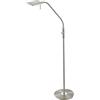 Trio Lighting BERGAMO PIANTANA LED ACCIAIO SATINATO FLESSIBILE TOCUH DIMMER H. 135CM 3000K 1100LM 12W
