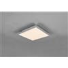 Trio Lighting GAMMA PLAFONIERA LED 13,5W 1600lm, 2700 - 6500K QUADRATA BORDO ALLUMINIO CON TELECOMANDO MULTIFUNZIONE 29,5X29,5CM DIMMERABILE
