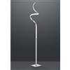 Trio Lighting COURSE PIANTANA LED 11W 1150lm, 3000K ONDULATA ACCIAIO SATINATO H. 145CM DIMMERABILE