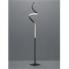Trio Lighting COURSE PIANTANA LED 11W 1150lm, 3000K ONDULATA ANTRACITE H. 145CM DIMMERABILE