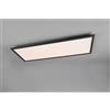 Trio Lighting GAMMA PLAFONIERA LED 33,5W 3850lm, 2700 - 6500K RETTANGOLARE BORDO NERO CON TELECOMANDO MULTIFUNZIONE 80X30CM DIMMERABILE