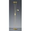 Trio Lighting ARIZONA PIANTANA LED 19W 2200LM 3000K ACCIAIO COLORE OTTONE H180CM DIMMERABILE