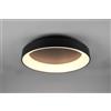 Trio Lighting GIRONA PLAFONIERA LED 48W 5600lm, 2700 - 6000K METALLO NERO OPACO CON TELECOMANDO MULTIFUNZIONE D. 60CM DIMMERABILE