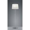 Trio Lighting LYON PIANTANA ACCIAIO SATINATO CON PARALUME BIANCO REGOLABILE IN ALTEZZA E CON 3 LUCI ATTACCO E27 AD ACCENSIONE SEPARATA H. 140-180CM, D.46,5CM