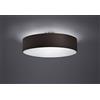Trio Lighting HOTEL PLAFONIERA TONDA PARALUME NERO D.50CM 3 LUCI ATTACCO E27