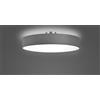 Trio Lighting HOTEL PLAFONIERA TONDA 5 LUCI DIFFUSORE TESSUTO GRIGIO D. 65CM 5 LUCI ATTACCO E27