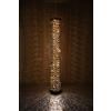 Trio Lighting TACO PIANTANA LED 8W 800lm, 3000K TESSUTO FORATO NERO E ORO H.103CM