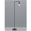 Trio Lighting DIALLO PIANTANA TUBO METALLO NERO H. 149CM 1 LUCE ATTACCO E27