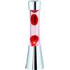 Trio Lighting LAVA LAMPADA CURVA GADGET CROMO + ROSSO H.40CM