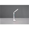 Trio Lighting PATTY LAMPADA DA STUDIO LED 4W 380lm, 4000K BIANCA RICARICABILE CON ORA, DATA E SVEGLIA ACCENSIONE TOUCH H. 34CM DIMMERABILE