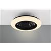 Trio Lighting Ventilatori a soffitto STRALSUND LED con effetto cielo stellato con regolazione intensità bordo nero R62522132