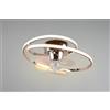 Trio Lighting Ventilatori a soffitto UMEA LED spirale cromata R67252106