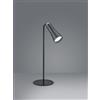 Trio Lighting MAXI LAMPADA LED 2W 200lm, 3000K DA STUDIO COMPONIBILE NERA RICARICABILE USB CON DIMMERAZIONE TOUCH H.36CM