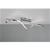 Trio Lighting ISABEL PLAFONIERA LED 26W 3000lm, 4000K CROMATA CON DIMMERAZIONE CON INTERRUTTORE L. 100CM